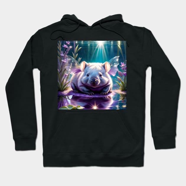 Wombat angel Hoodie by J7Simpson